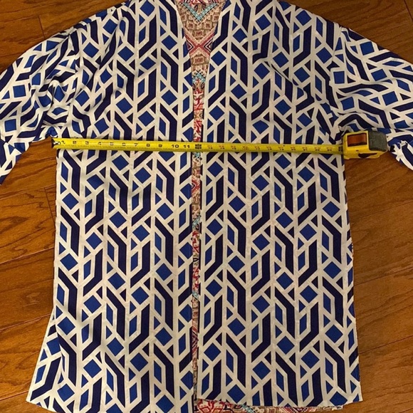 Chico’s Reversible colorful print kimono OS - Picture 10 of 11